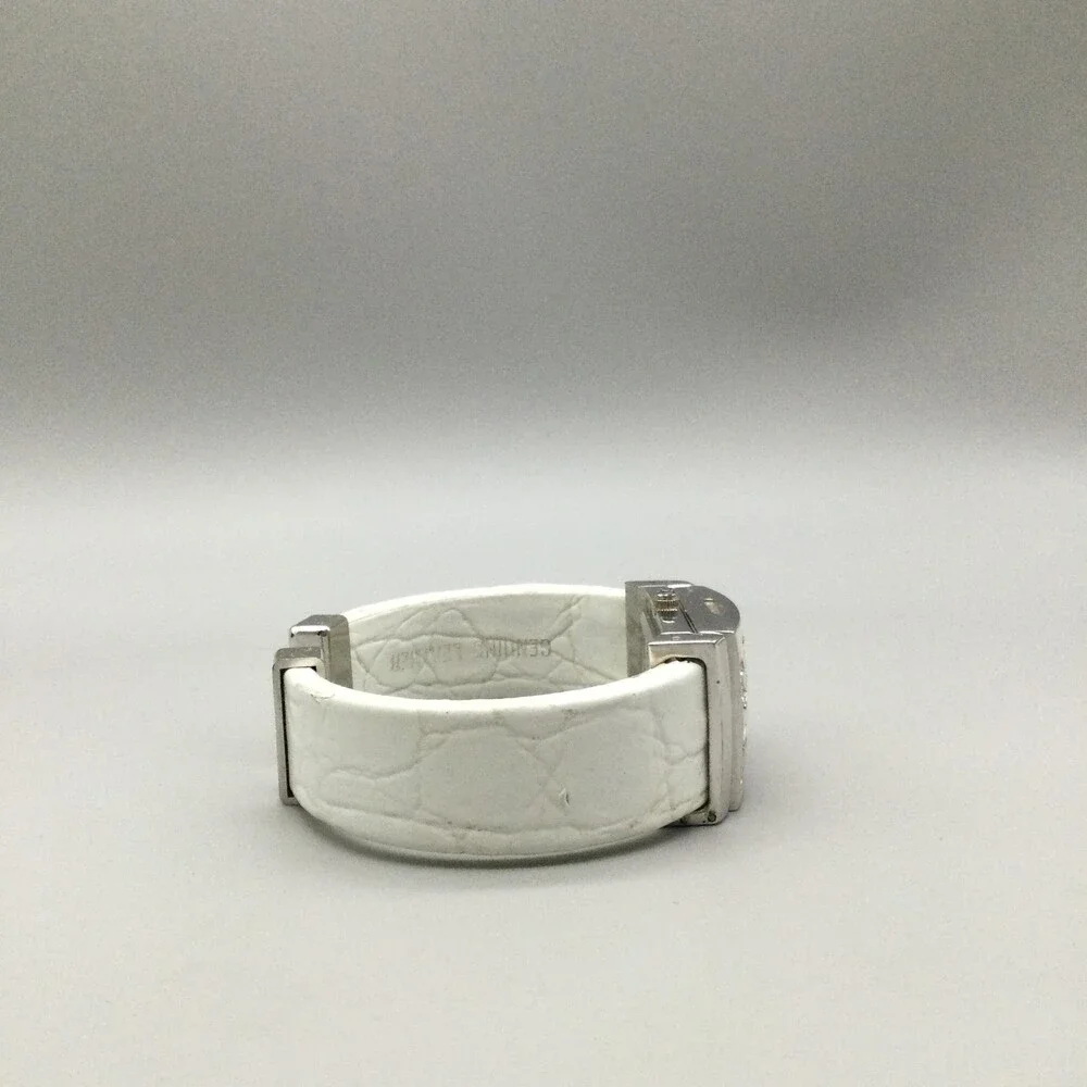 Victoria Wieck Hidden Dial Womens Watch 23mm MOP Dial Open Cuff New Battery